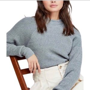 FREE PEOPLE TOO GOOD MOCK NECK SWEATER